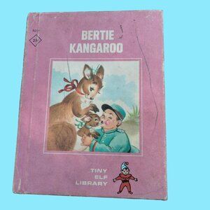 Bertie Kangaroo Tiny Elf Library Hardcover Kids Book Murphy Rockwell Vtg 1968
